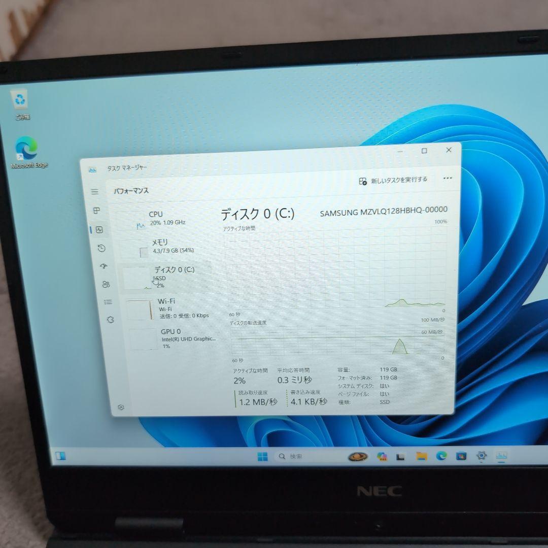 NEC VersaPro12.5型 Core i5第8世代 Windows 11
