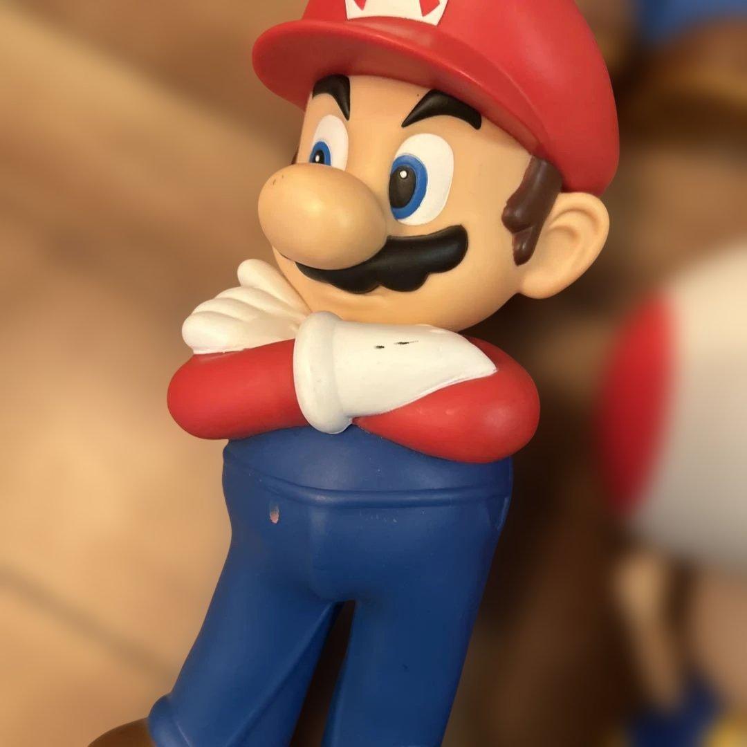 スーパーマリオ　ソフビフィギュア