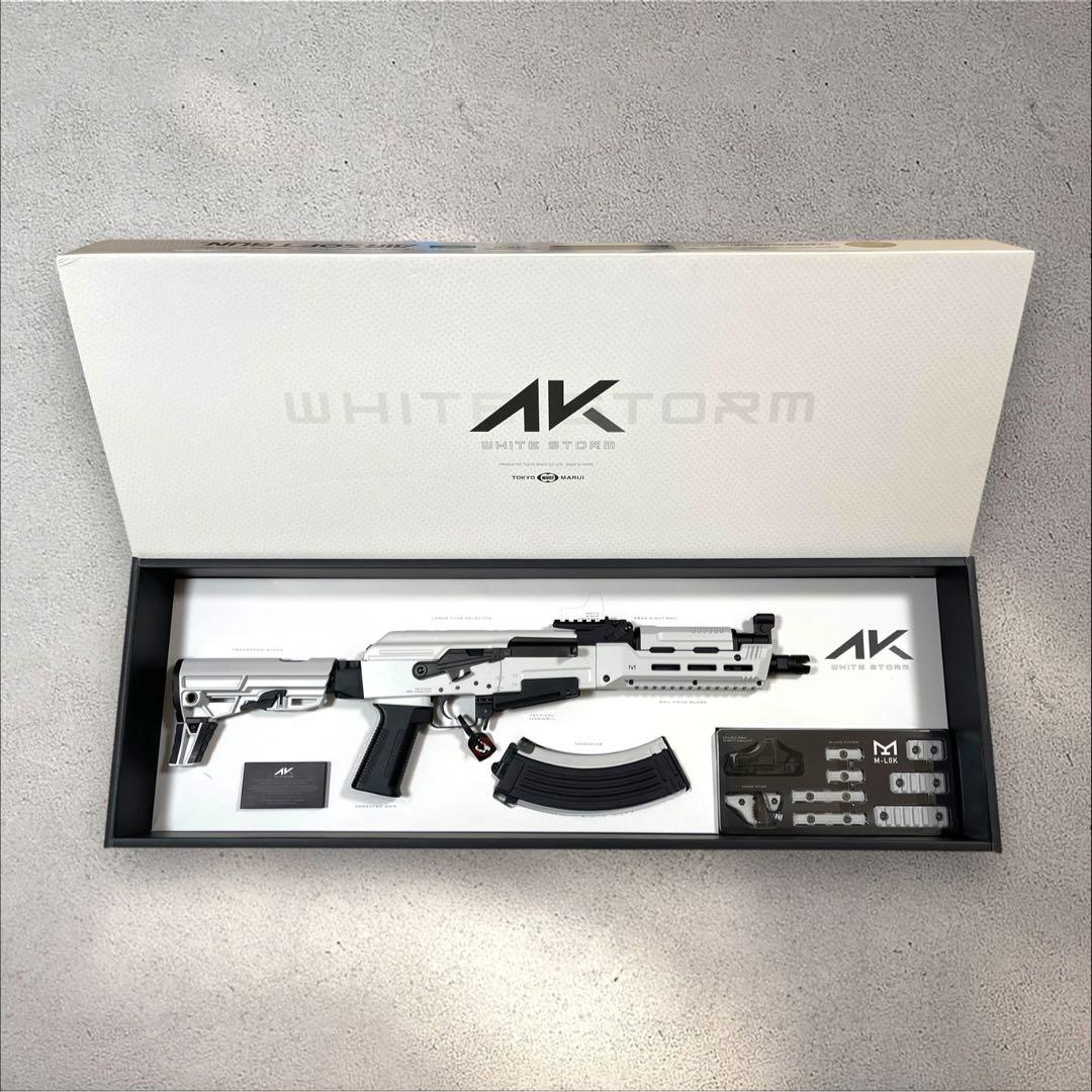 【美品】東京マルイ　次世代電動ガン AK ホワイトストーム
