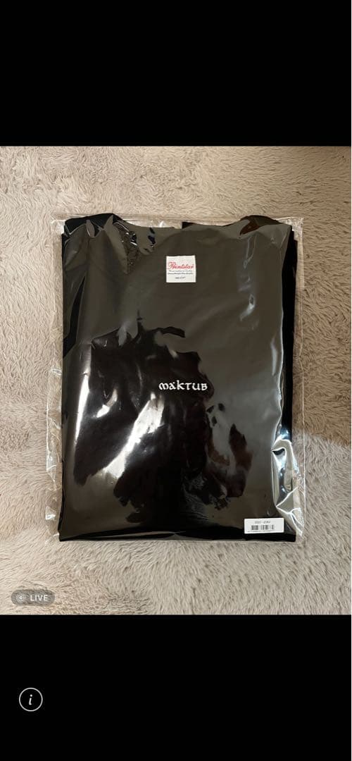 jjj maktub Tシャツ　黒