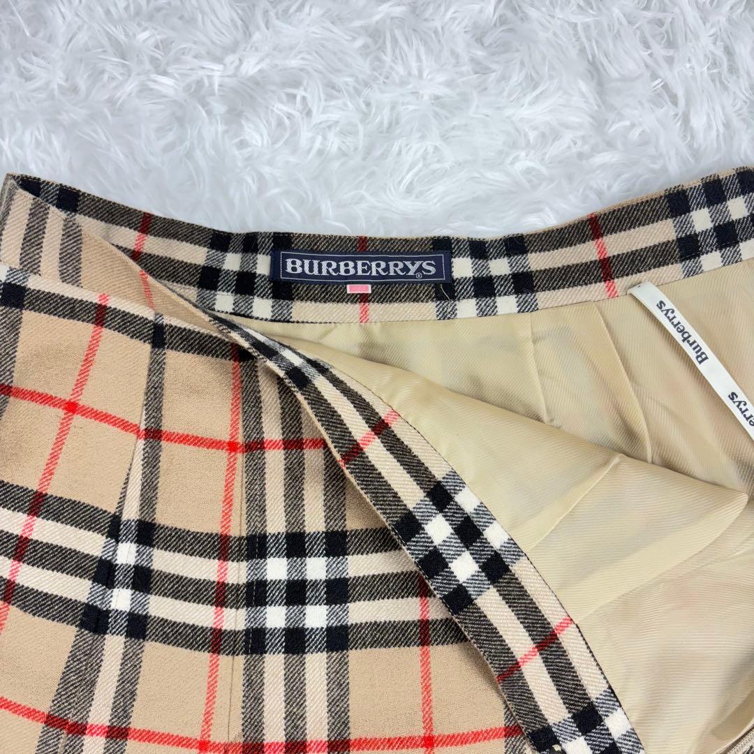 Burberrys バーバリーズ ノバチェック ウール スカート 11AB