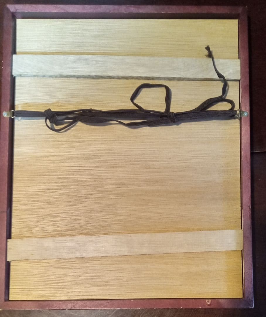 大津絵竹に虎　アンティーク