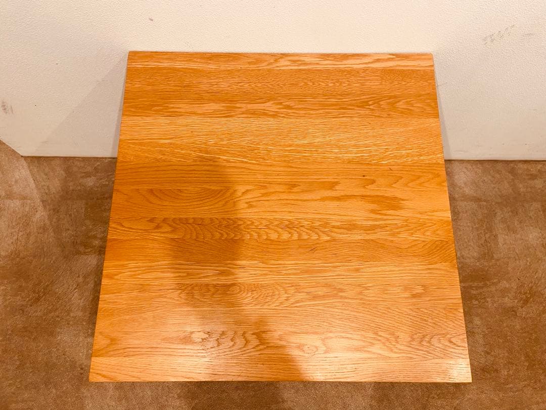 ☘️セール中⭐️美品⭐️希少⭐️イス机セット⭐️無印⭐️無垢材テーブル⭐️オーク材⭐️スクエア