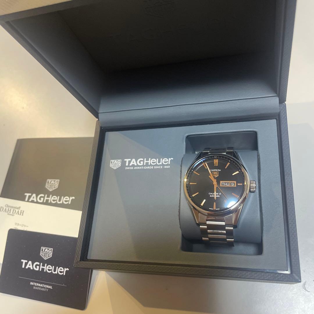 美品　タグホイヤー　カレラ　キャリバー5 デイデイト
