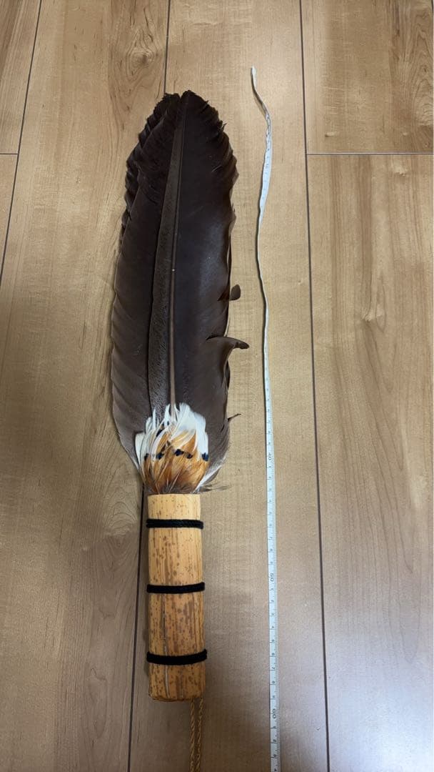 羽根御羽箒座箒（大) 茶道具茶道室58cm