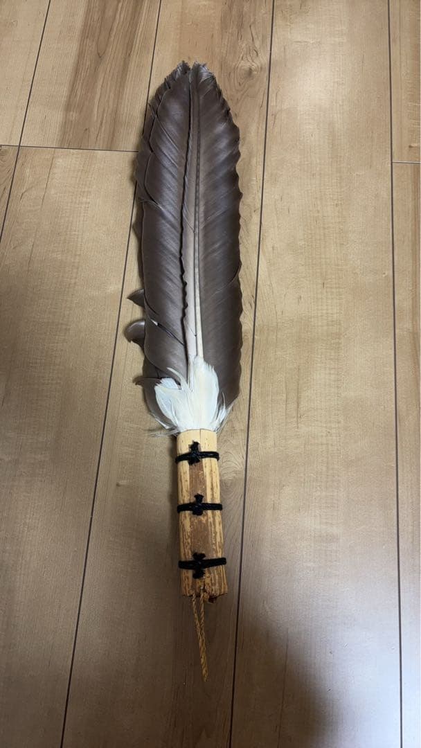 羽根御羽箒座箒（大) 茶道具茶道室58cm