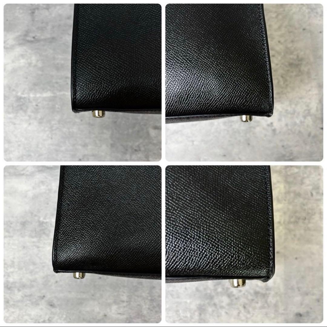 未使用級COACH コーチ メンズ ショルダー ビジネス レザー ブラック