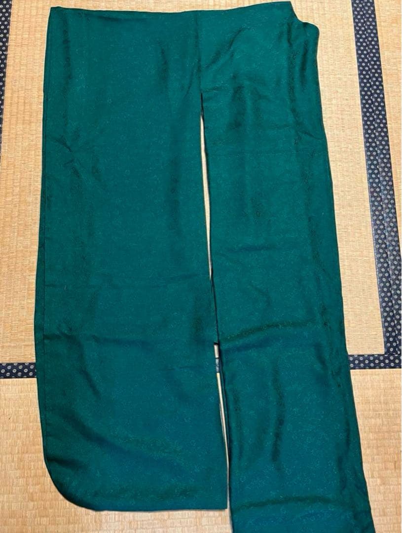 振袖　無地　緑 値下げ可能！