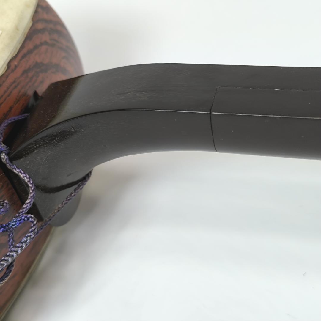 三味線　SHAMISEN　中棹　本体　音出し確認　新品糸3本付き　和楽器　三線