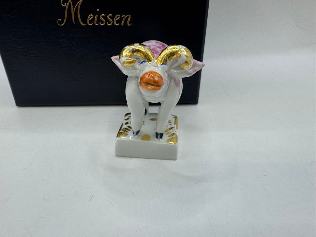 極美品 Meissen マイセン 干支シリーズ 羊　ひつじ　フィギュリン
