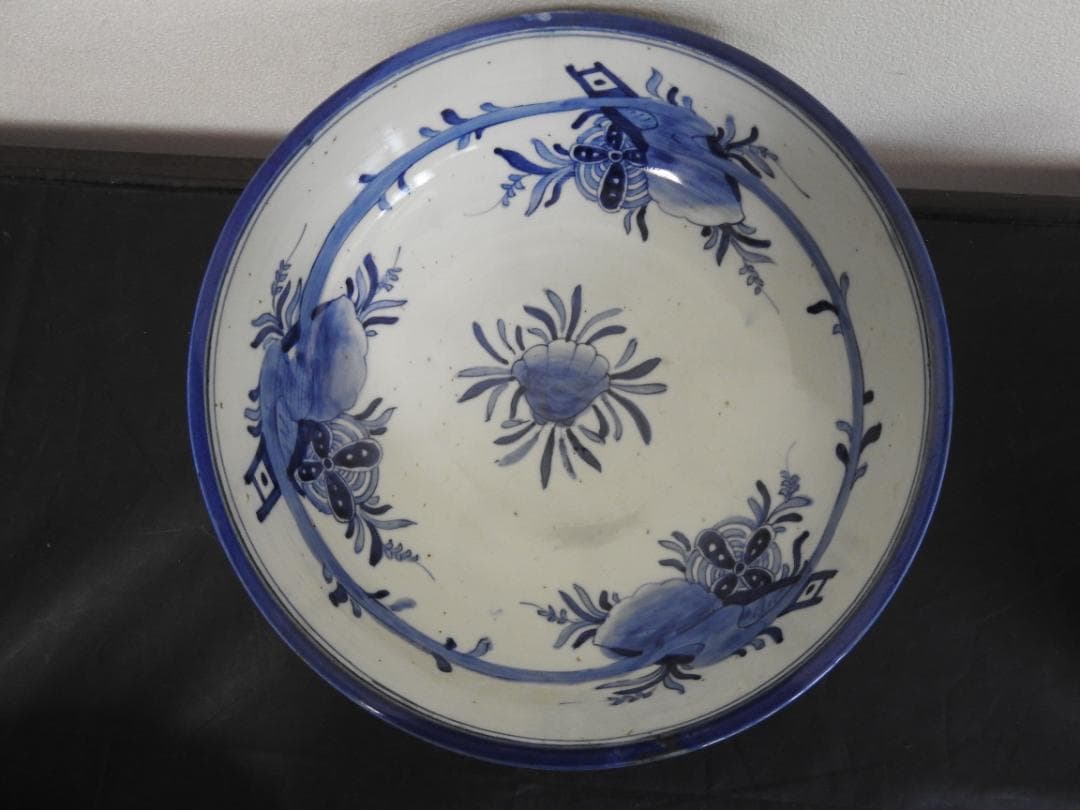 伊万里三ッ鉢　（貝草模様）　保存箱　MA725