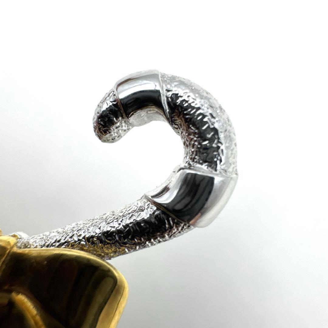 【極美品】MIKIMOTO ミキモト リボン K18×SV ブローチ