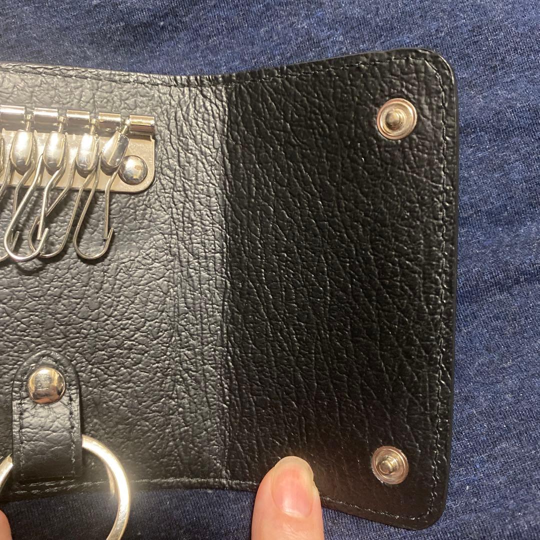 【美品】Maison Margiela ブラック レザー キーケース