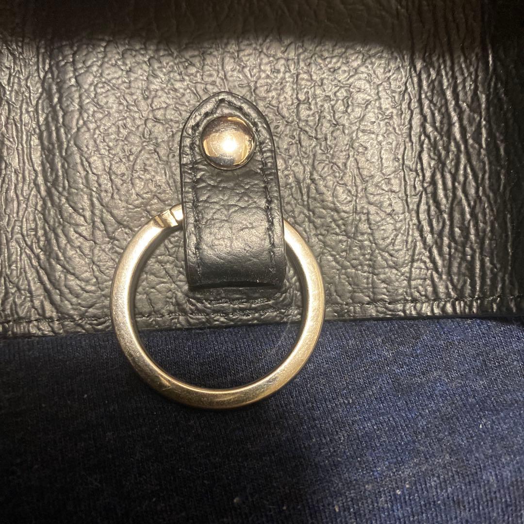 【美品】Maison Margiela ブラック レザー キーケース