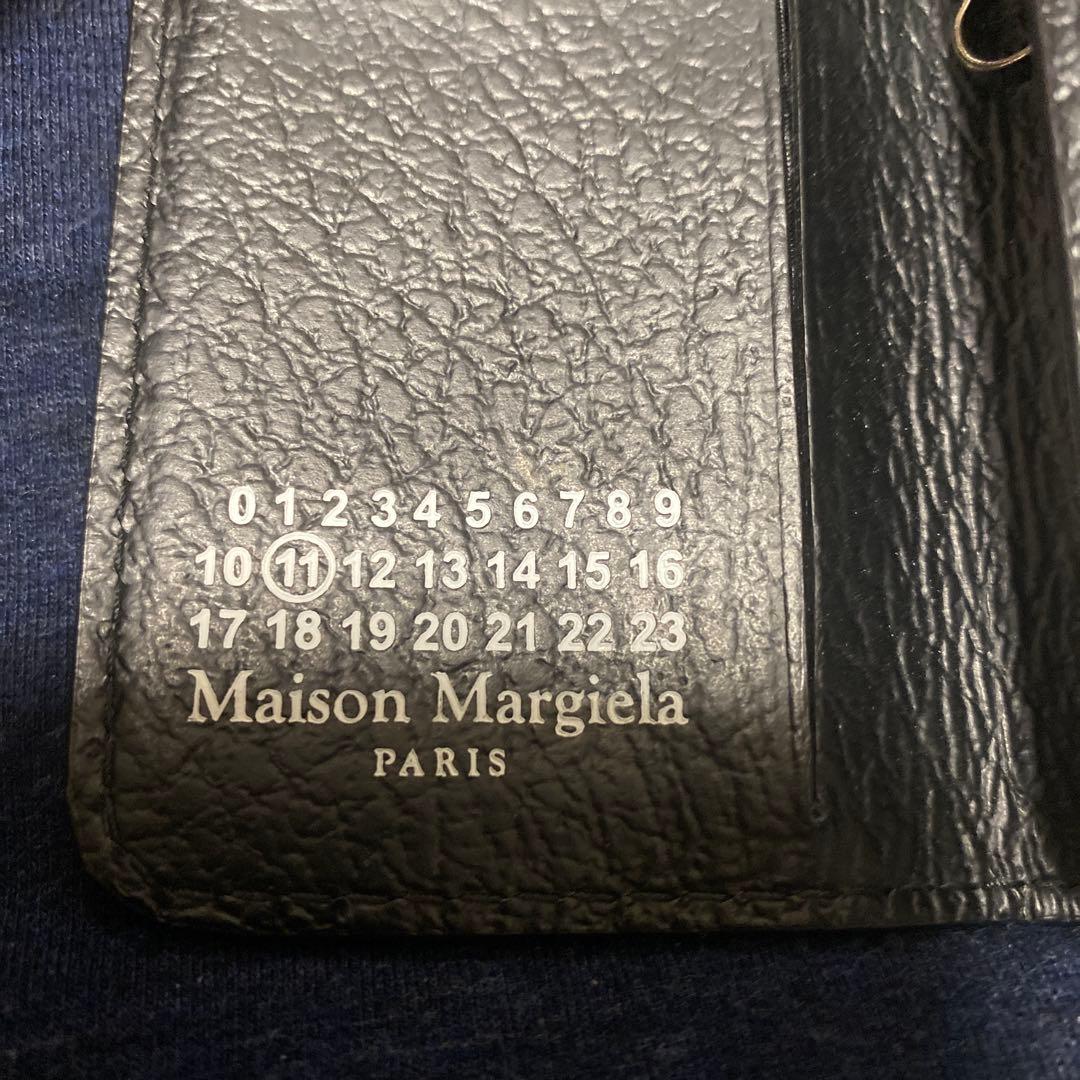 【美品】Maison Margiela ブラック レザー キーケース