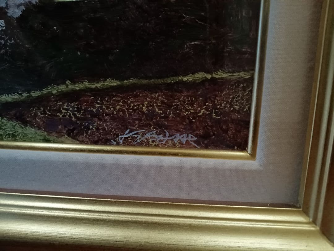 尤 勁東 (ヨウ ジンドン) 油彩画 「曙」 M10号