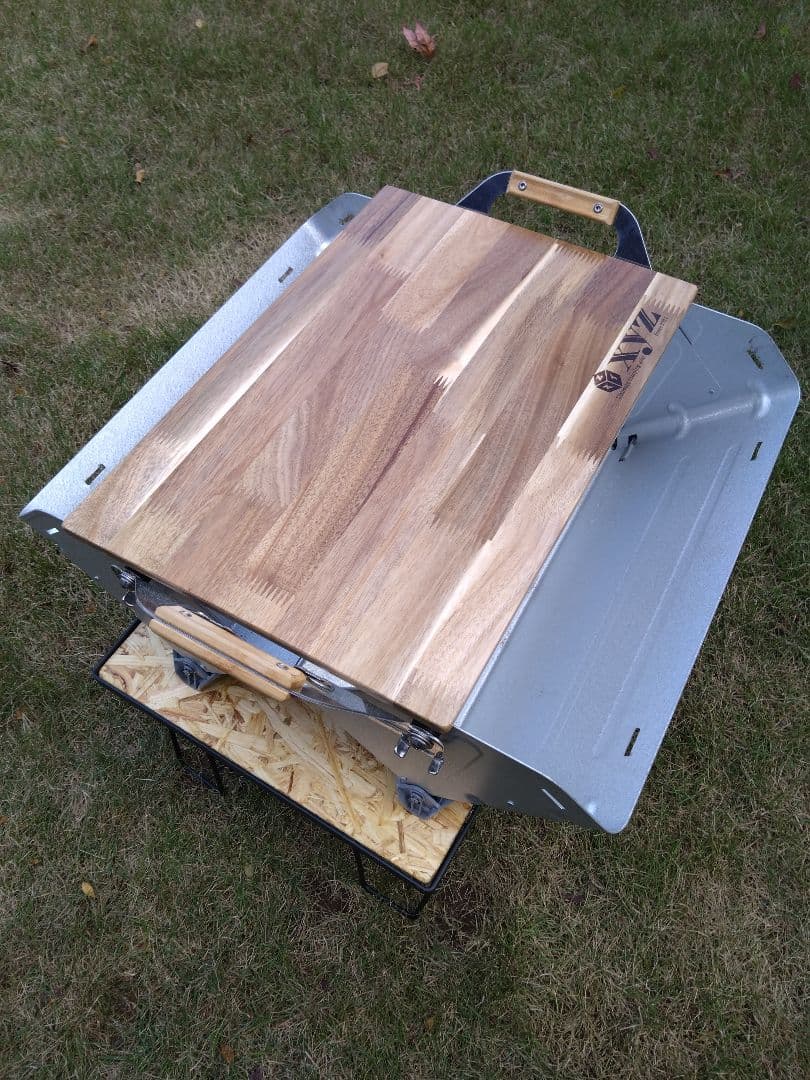 スノーピーク　シェルフコンテナ25用　スライド天板＆サイドテーブル＆サイドバー