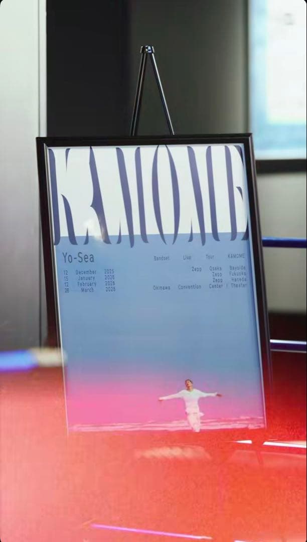 ミュージシャン yo-sea KAMOME B2 POSTER