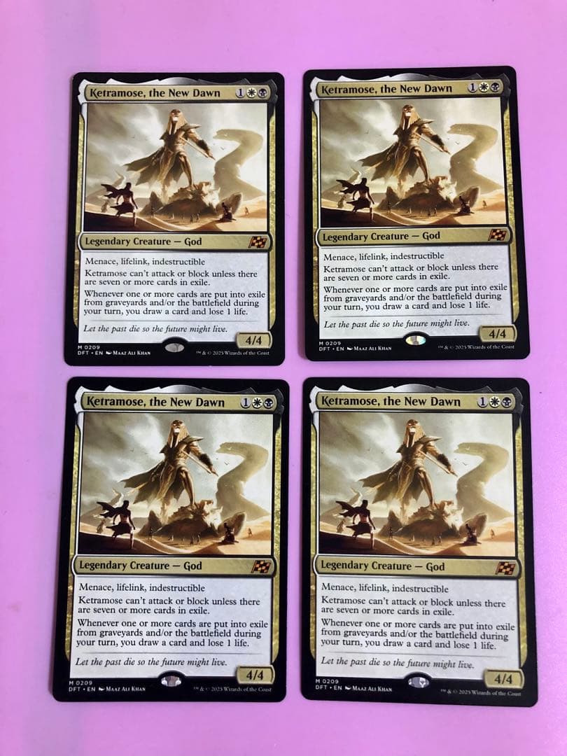 MTG 新たな夜明け、ケトラモーズ　英語版　4枚