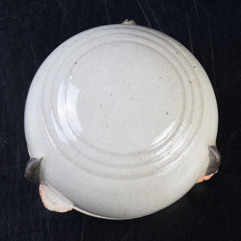 茶道具　楽山窯　清水楽山造　玉取竜　香合　共布共箱　C　R9023