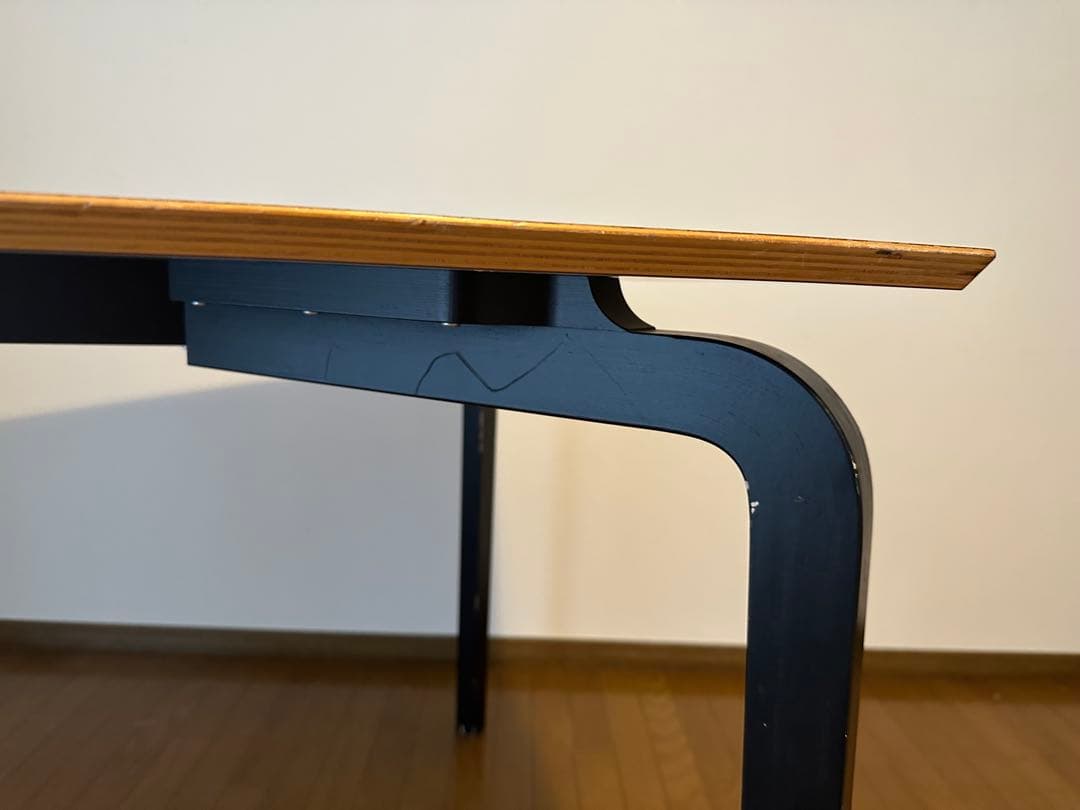 値下げ！北欧家具talo購入　ブルーグレーの天板が美しいダイニングテーブル