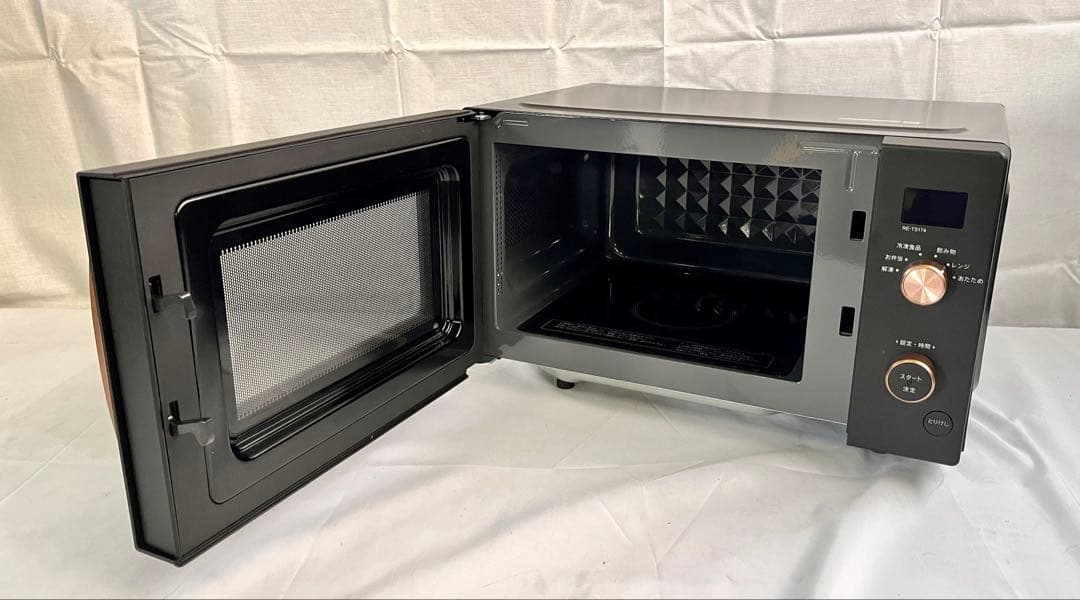 ②24年製　SHARP 単機能電子レンジ RE-TS174-B フラットタイプ