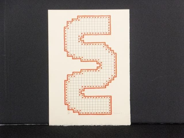 現代美術　菅井汲　直筆サイン『BLEU・S・SOLEIL』エッチング 0723S