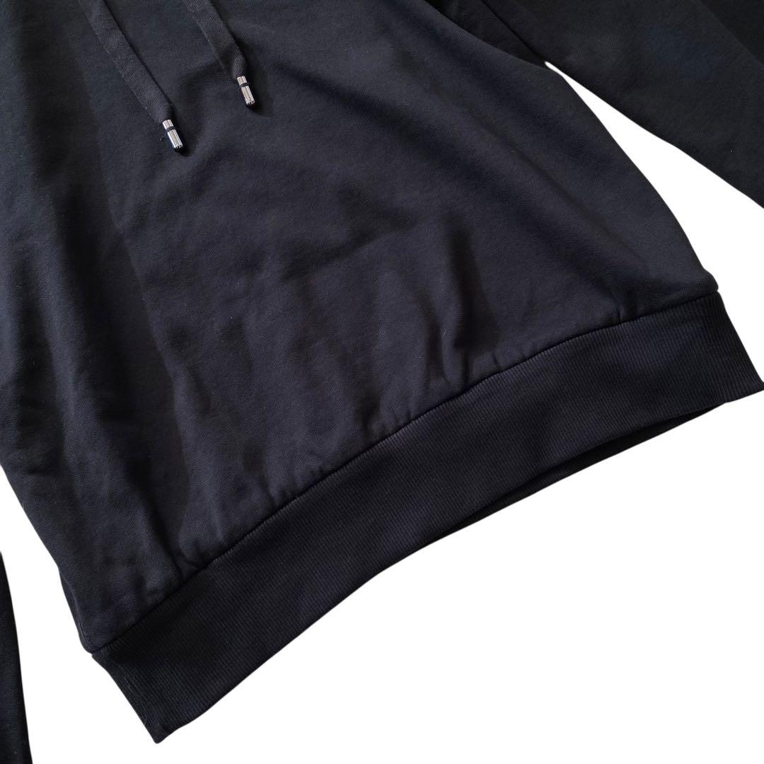 DOLCE&GABBANA【美品】ミニロゴ スウェットパーカー ブラック M