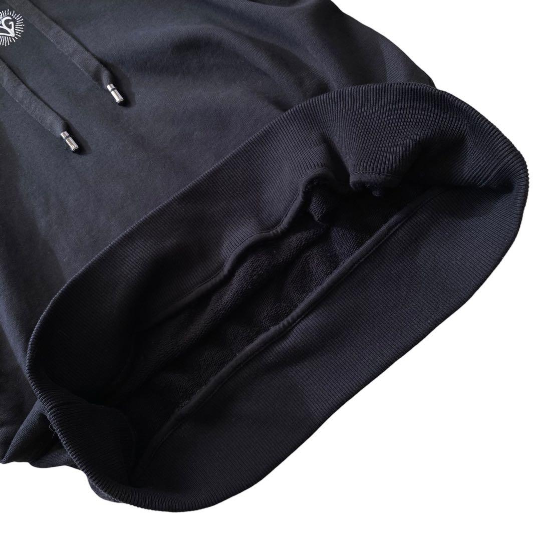 DOLCE&GABBANA【美品】ミニロゴ スウェットパーカー ブラック M