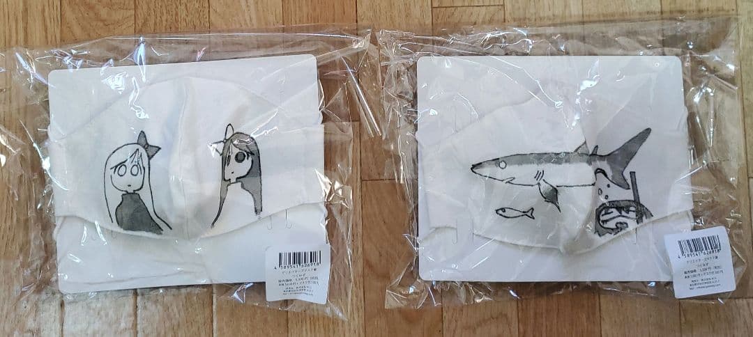 つくみず　クリエイターズマスク展　直筆イラスト入りマスク　2枚セット