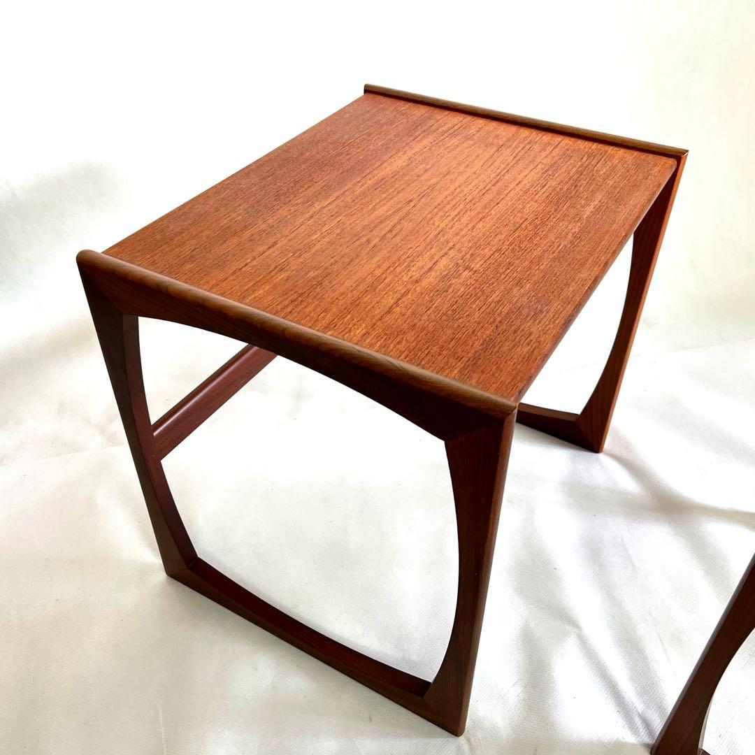 チーク材・ネストテーブル・G-PLAN・イギリスアンティーク・送料込み