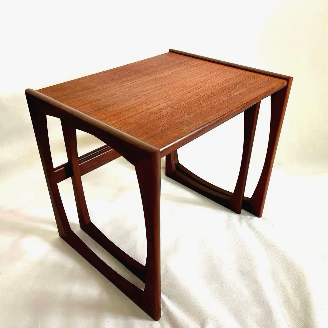 チーク材・ネストテーブル・G-PLAN・イギリスアンティーク・送料込み