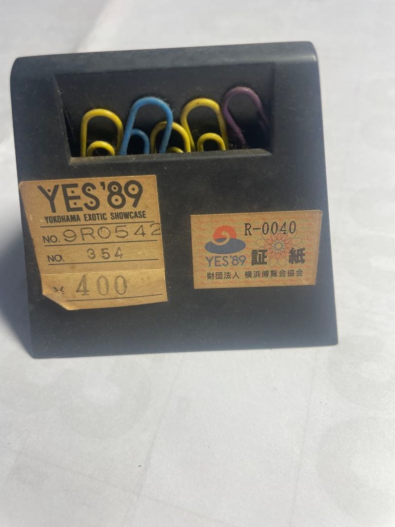 YES'89 横浜エキゾチックショーケース クリップホルダー