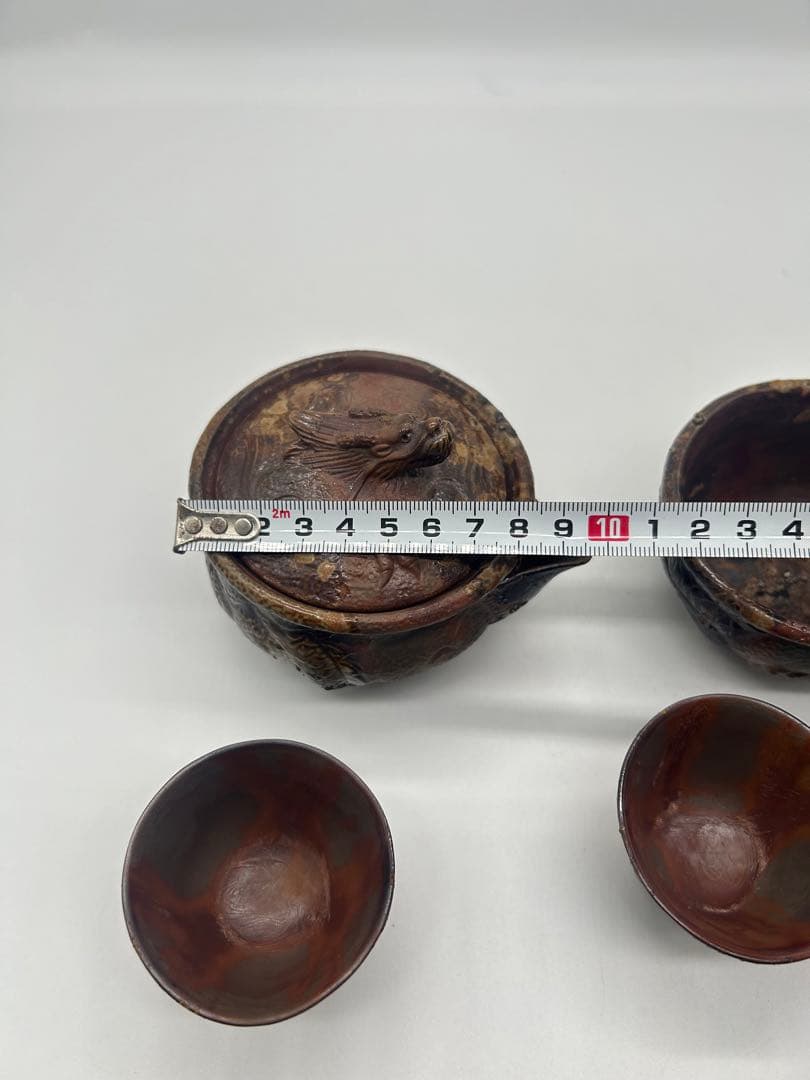 茶道具セット 宝瓶 茶碗7個と急須 身在名