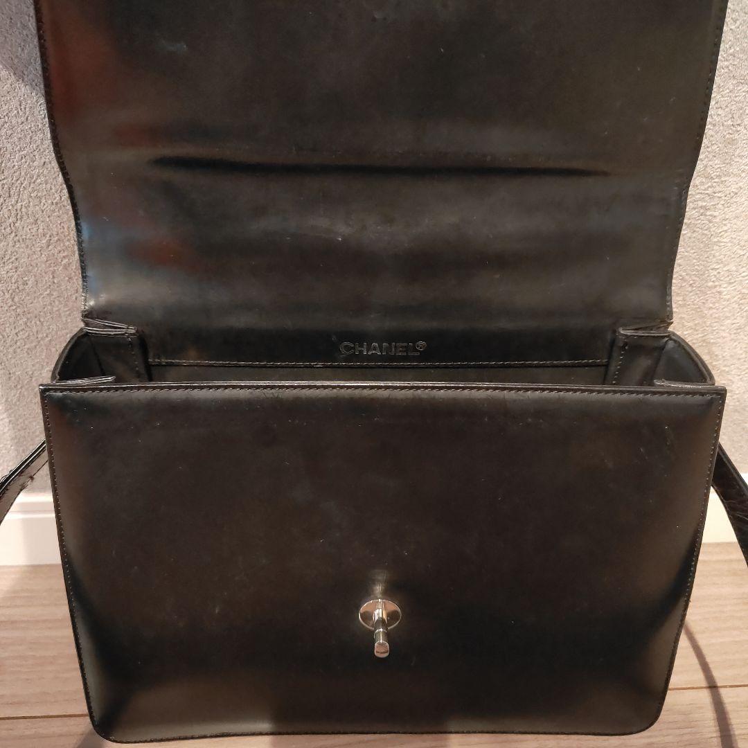 K*e様 ブラック レザー ショルダーバッグ