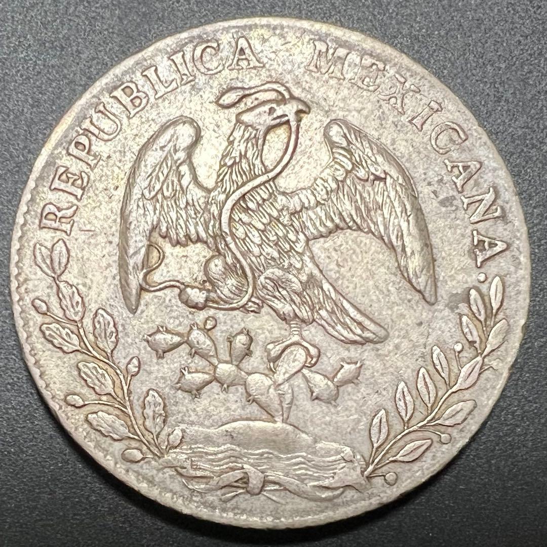 メキシコ 1890年 銀貨