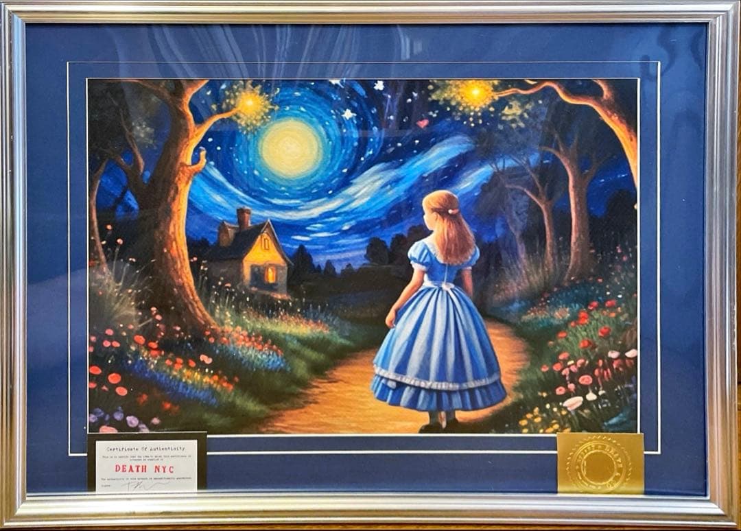 額込 世界限定100枚DEATH NYC アートポスター 現代アート 45