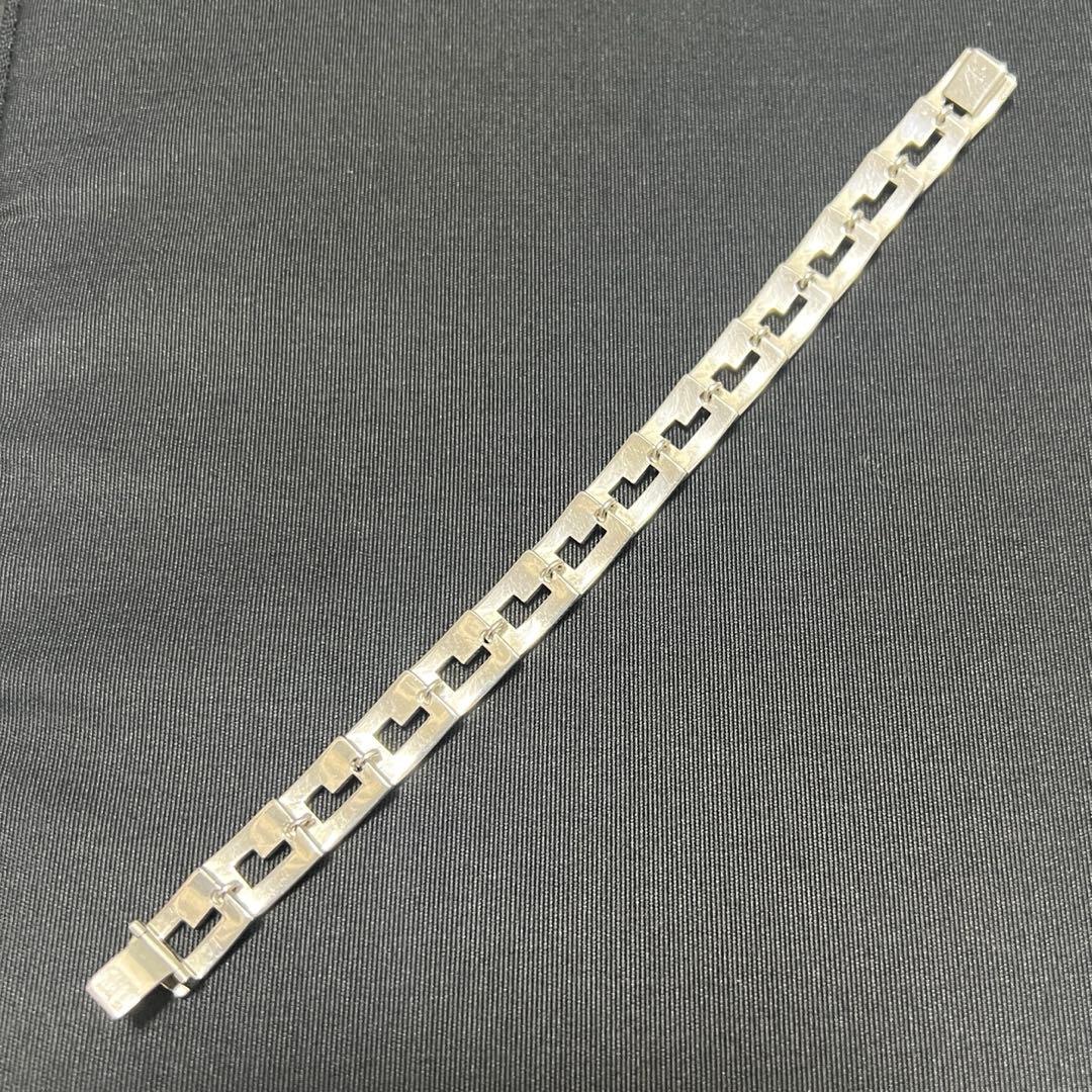 美品✨グッチ ブレスレット Gロゴ モチーフ シルバー SV925
