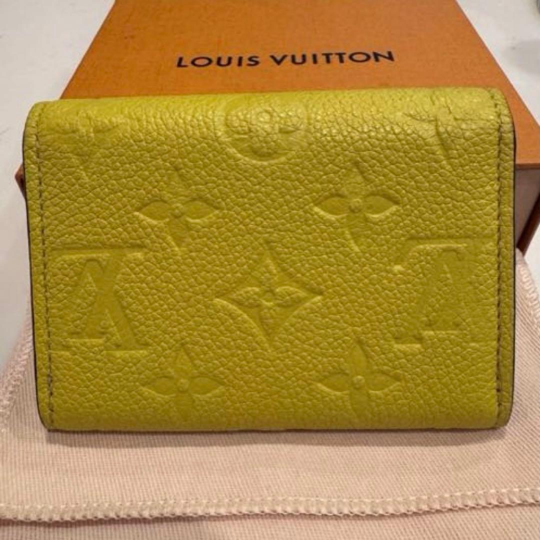 お値下！ ルイヴィトン アンプラント ポルトモネ ロザリ イエロー ケース