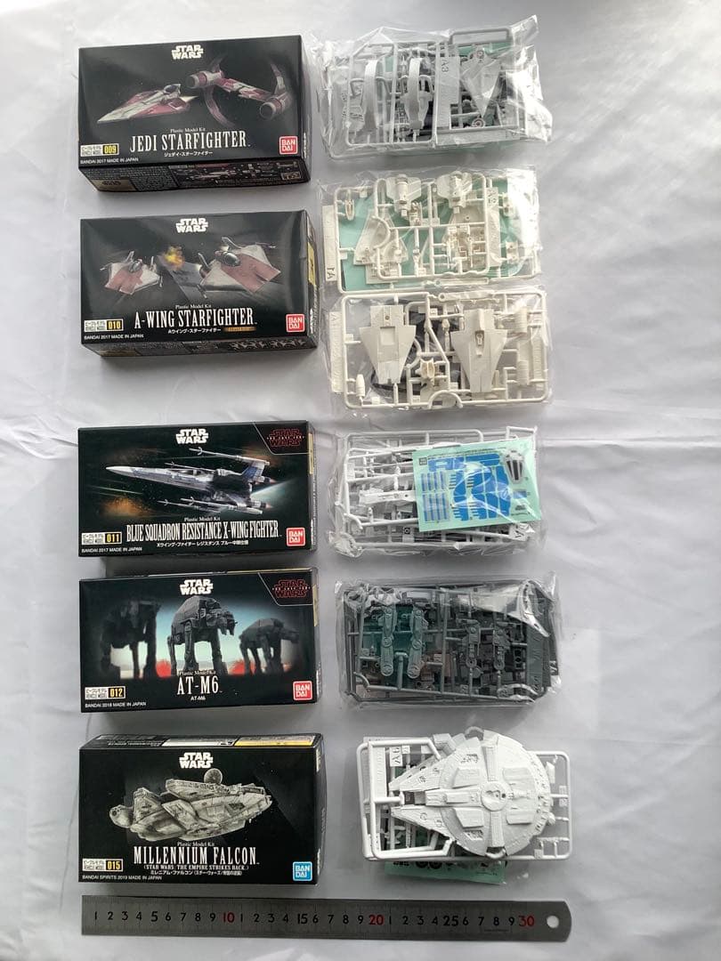 バンダイ　スターウォーズ　ビークルモデル　セット