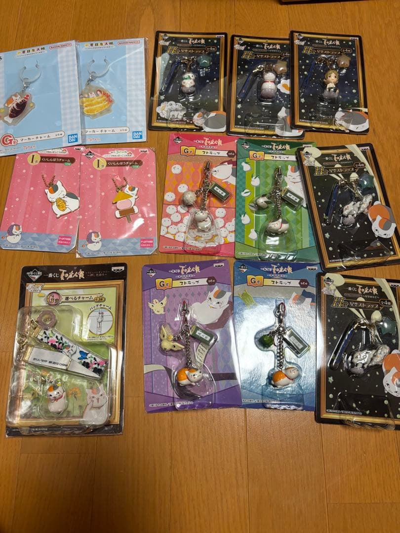 夏目友人帳 ストラップ チャーム まとめ 一番くじ