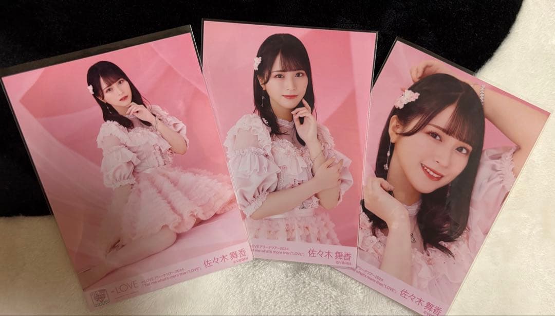 イコラブ 佐々木舞香 ピンキー 直筆 ノーマルセット ヨリ