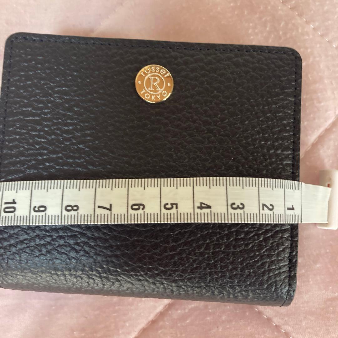 russet 財布　新品未使用　黒 コンパクト