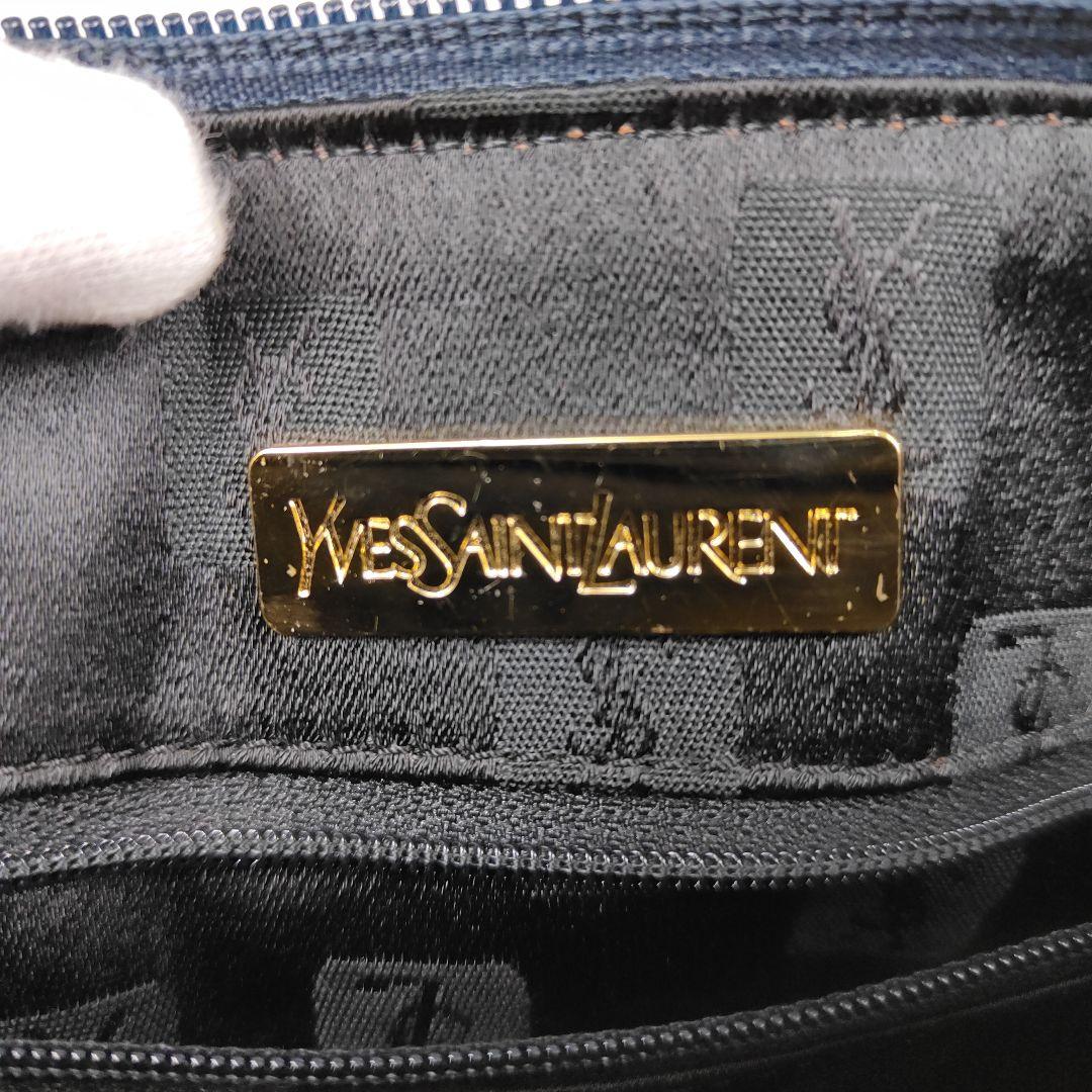 本日限定価格　イヴサンローラン　ミニボストンバッグ　　キルティング　YSLロゴ