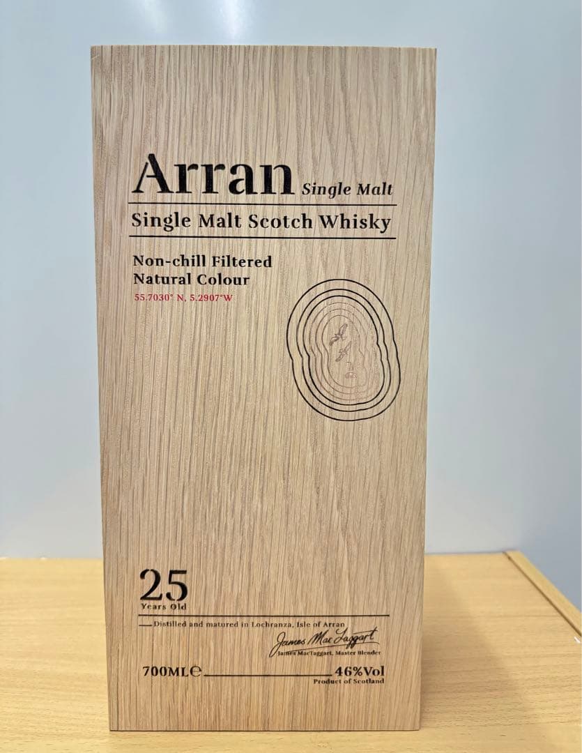 アラン 25年 46° 700ml 新品未開封専用木箱入