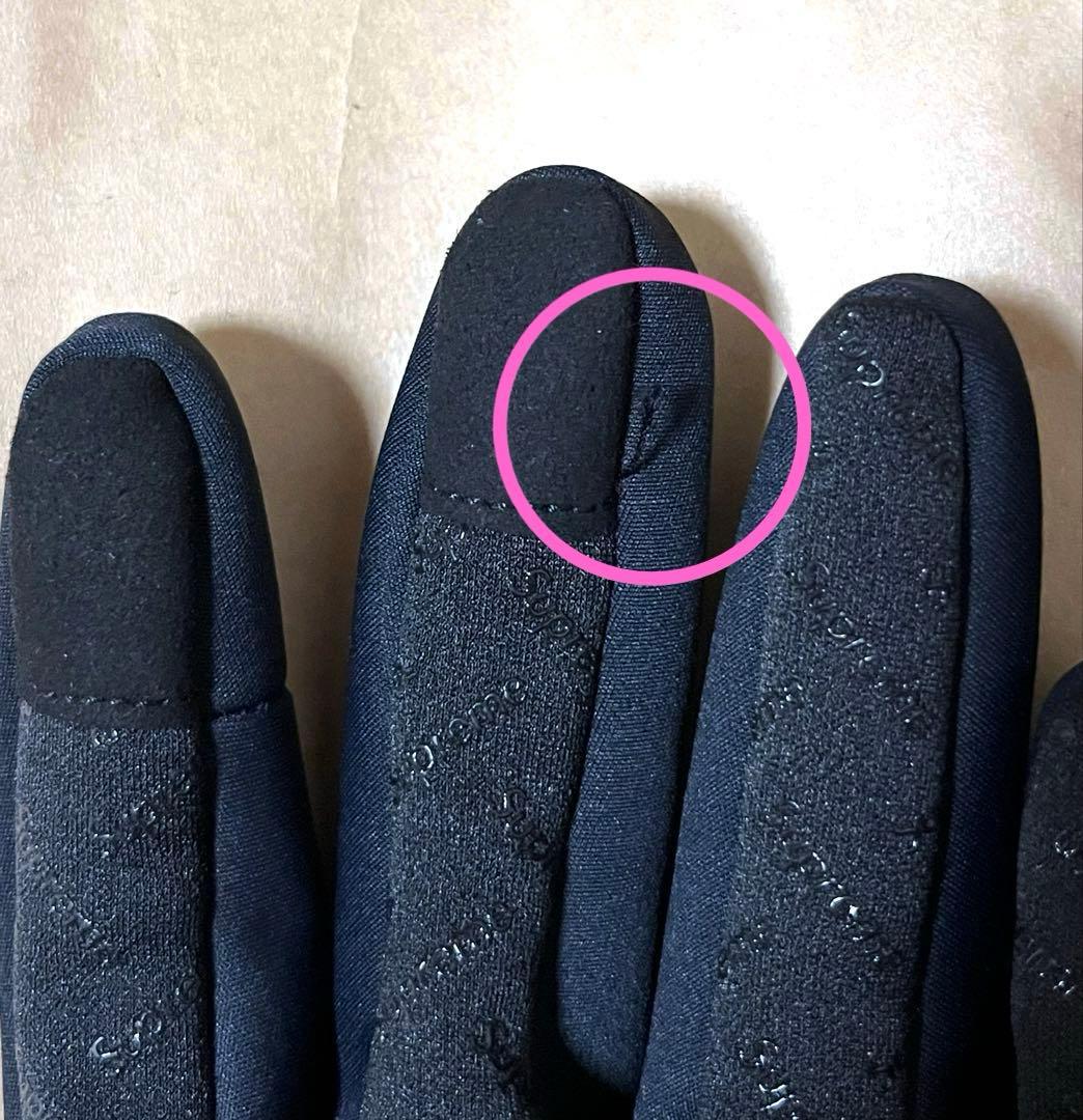 Supreme WINDSTOPPER Zip Gloves 黒L 25FW