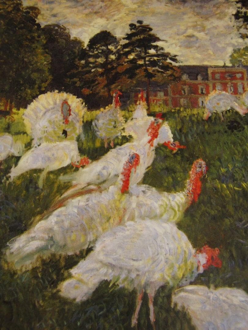 クロード・モネ、「Turkeys」、厳選、希少大判画集・額装画、人気作品