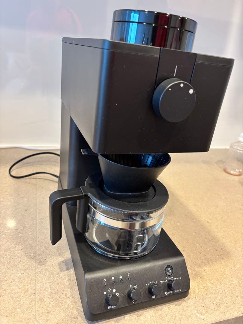 ツインバード　全自動コーヒーメーカー ３杯用　中古美品