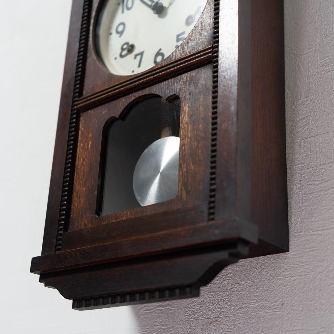 精工舎　振り子時計　昭和レトロ　オーバーホール済　動作品