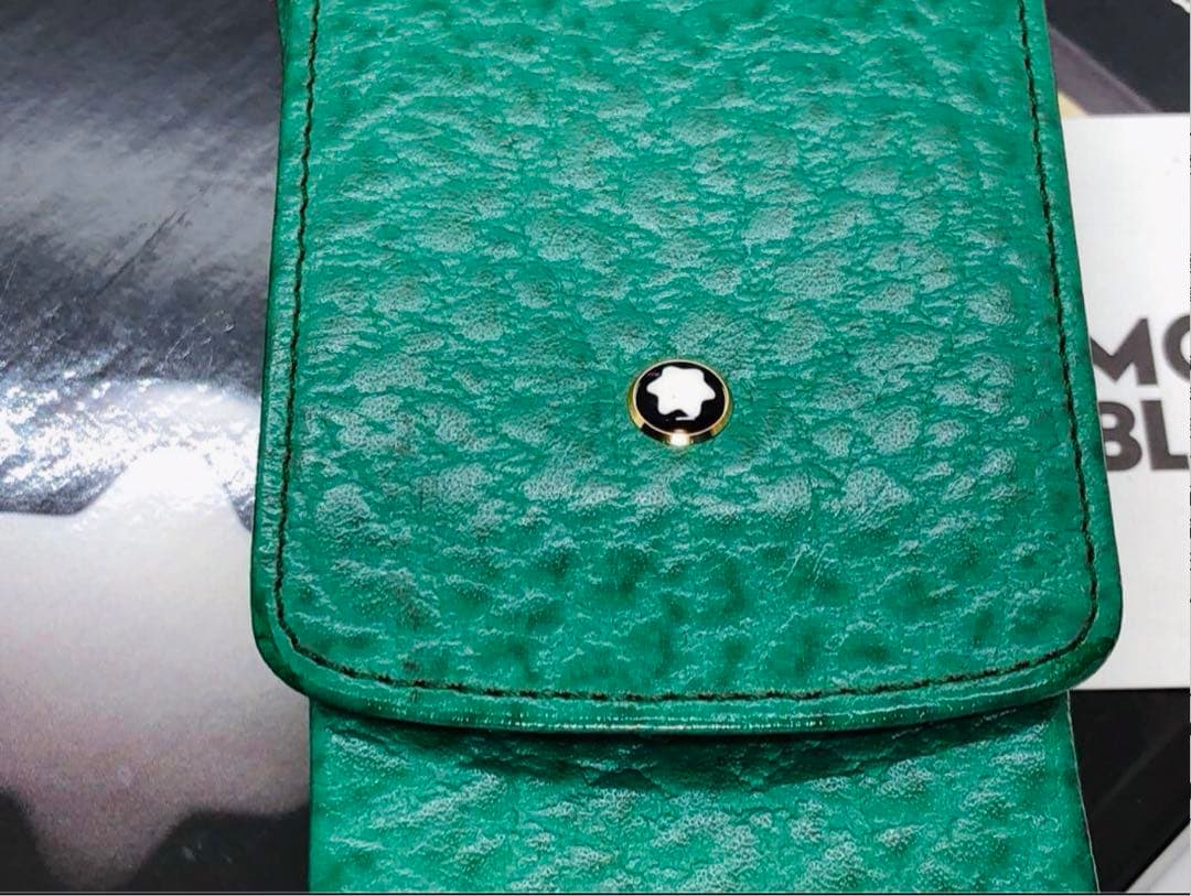 モンブラン　マイスターシュテイック★かなり入手の難しいルグラン本革★大型3本差し